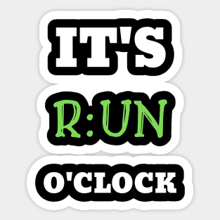 Best Funny Gift Idea for Running Lovers Sticker